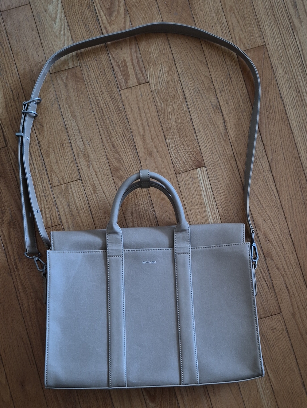 ✨️Matt & Nat Tan Vegan Briefcase / Laptop Bag - Purity Collection ✨